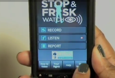 stop and frisk app nyclu